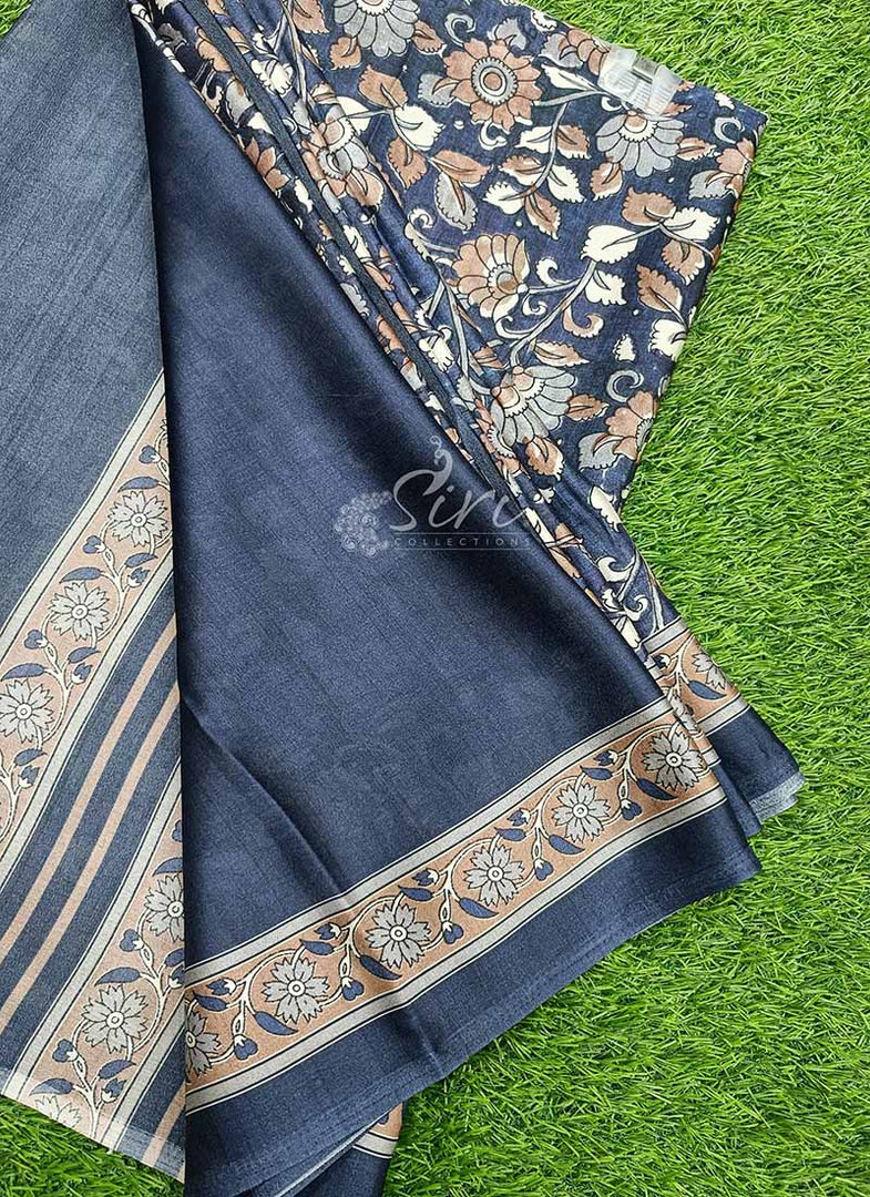 Digital Print Satin Crepe Silk Saree