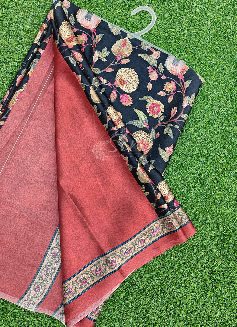 Latest Digital Print Satin Crepe Silk Saree