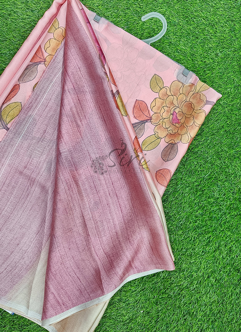 Latest Digital Print Satin Crepe Silk Saree