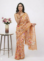 Load image into Gallery viewer, Latest Digital Print Satin Crepe Silk Saree