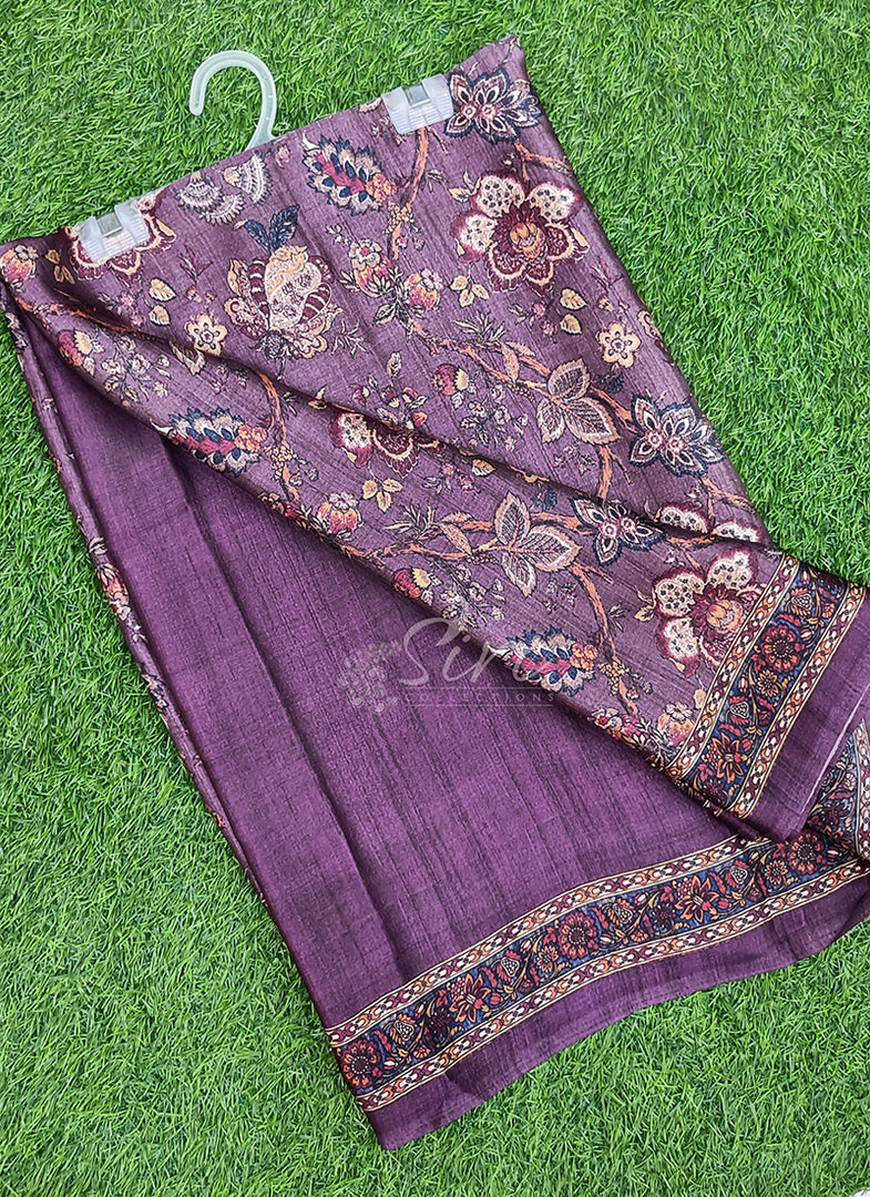 Latest Digital Print Satin Crepe Silk Saree