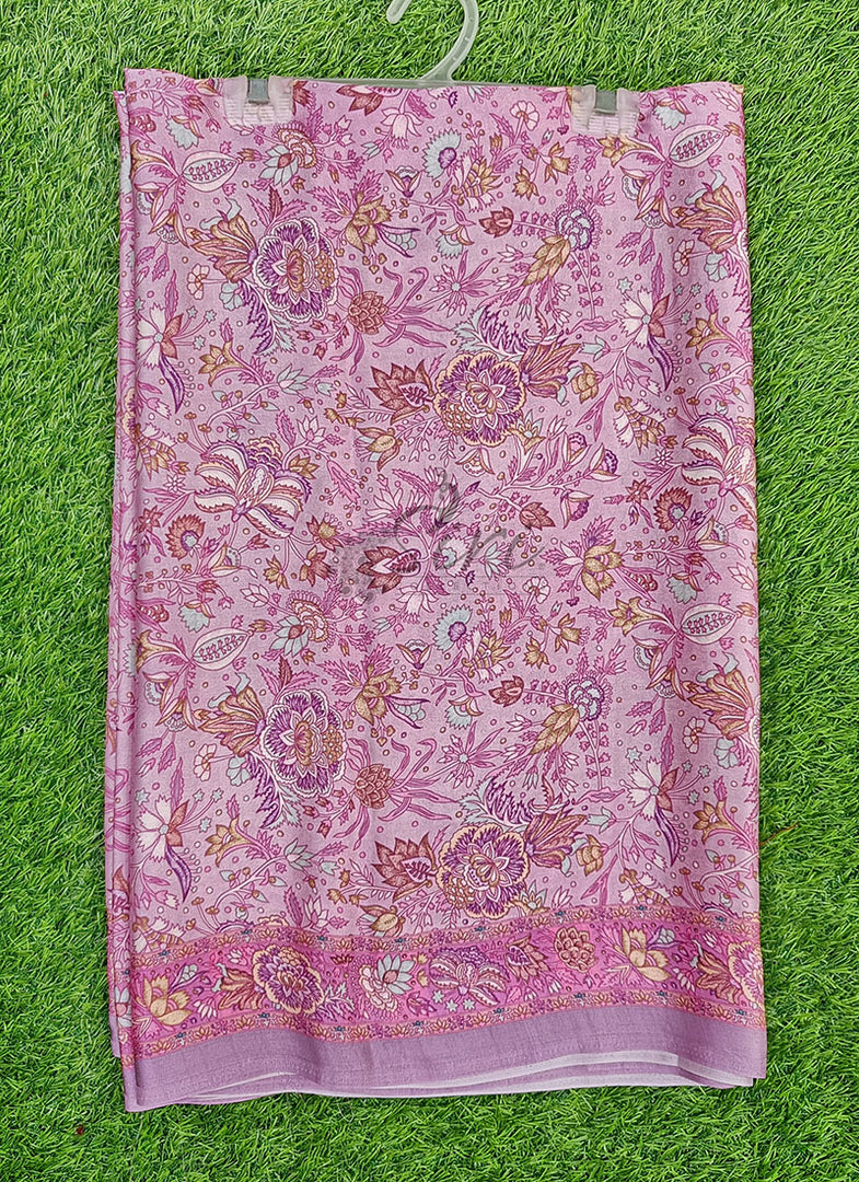 Latest Digital Print Satin Crepe Silk Saree
