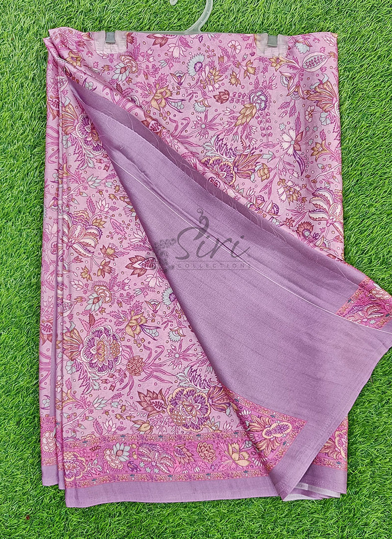 Latest Digital Print Satin Crepe Silk Saree