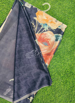 Load image into Gallery viewer, Latest Digital Print Satin Crepe Silk Saree
