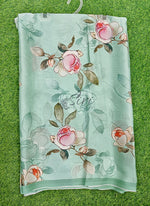 Load image into Gallery viewer, Latest Digital Print Satin Crepe Silk Saree

