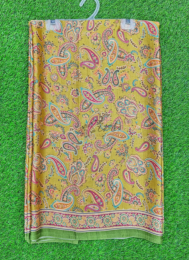 Latest Digital Print Satin Crepe Silk Saree