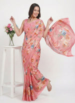 Load image into Gallery viewer, Latest Digital Print Satin Crepe Silk Saree