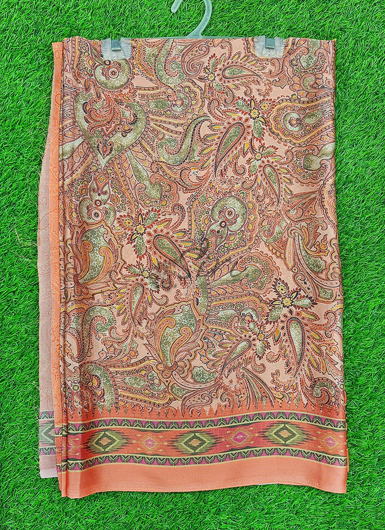 Latest Digital Print Satin Crepe Silk Saree