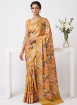 Load image into Gallery viewer, Latest Premium Digital Print Satin Crepe Silk Saree