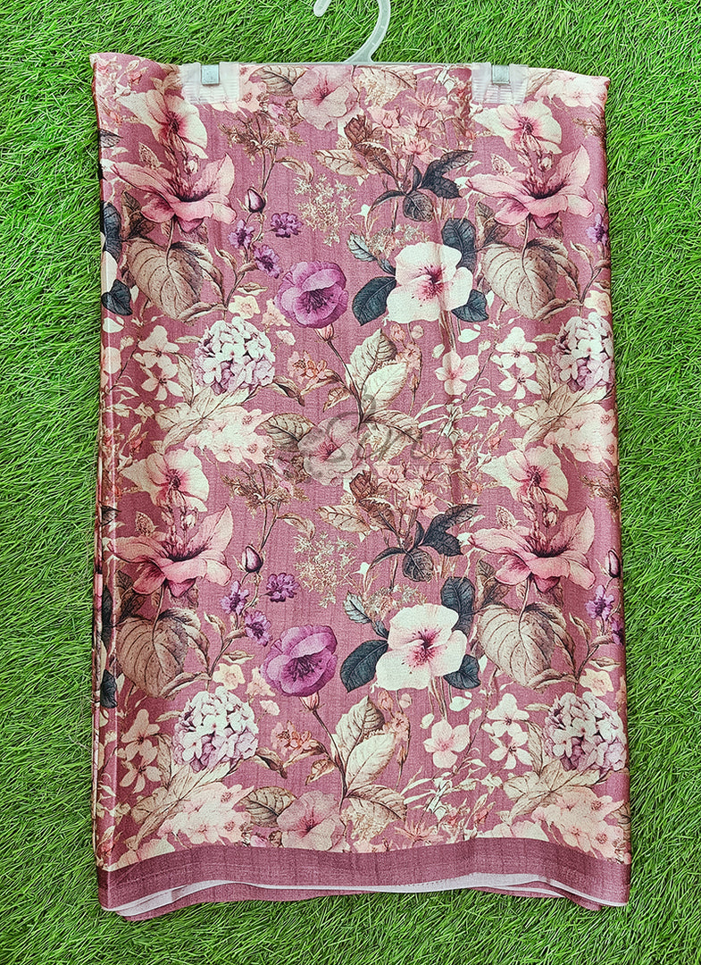 Latest Digital Print Satin Crepe Silk Saree