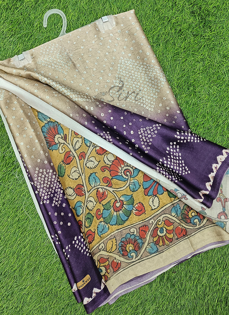 Latest Digital Print Satin Crepe Silk Saree