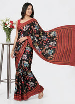 Load image into Gallery viewer, Latest Digital Print Satin Crepe Silk Saree