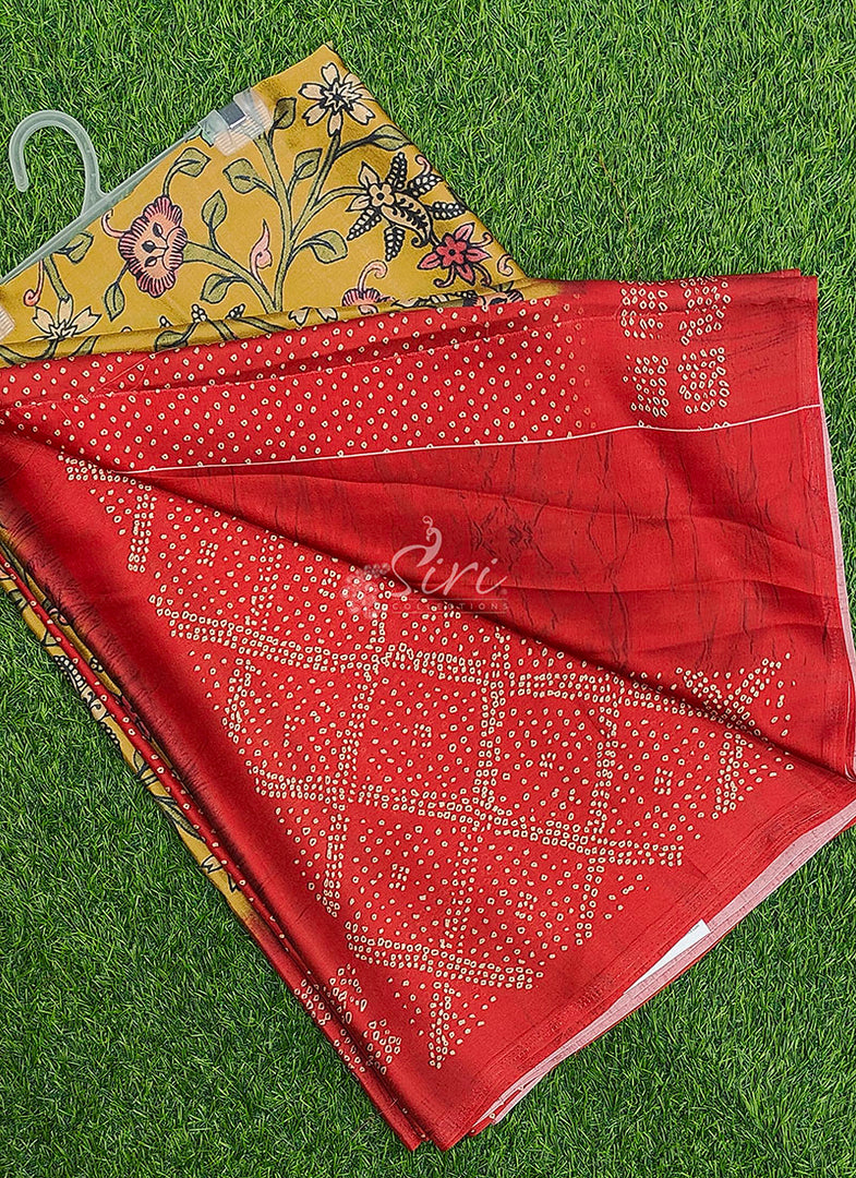 Latest Premium Digital Print Satin Crepe Silk Saree