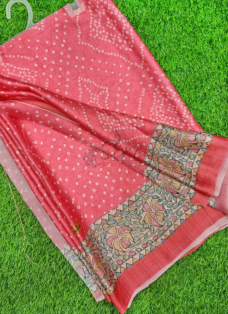 Latest Premium Digital Print Satin Crepe Silk Saree
