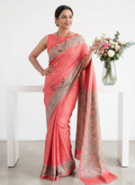 Load image into Gallery viewer, Latest Premium Digital Print Satin Crepe Silk Saree