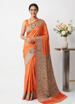 Load image into Gallery viewer, Latest Premium Digital Print Satin Crepe Silk Saree