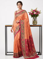 Load image into Gallery viewer, Siri Collections Premium Digital Print Satin Crepe Silk Saree with Blouse