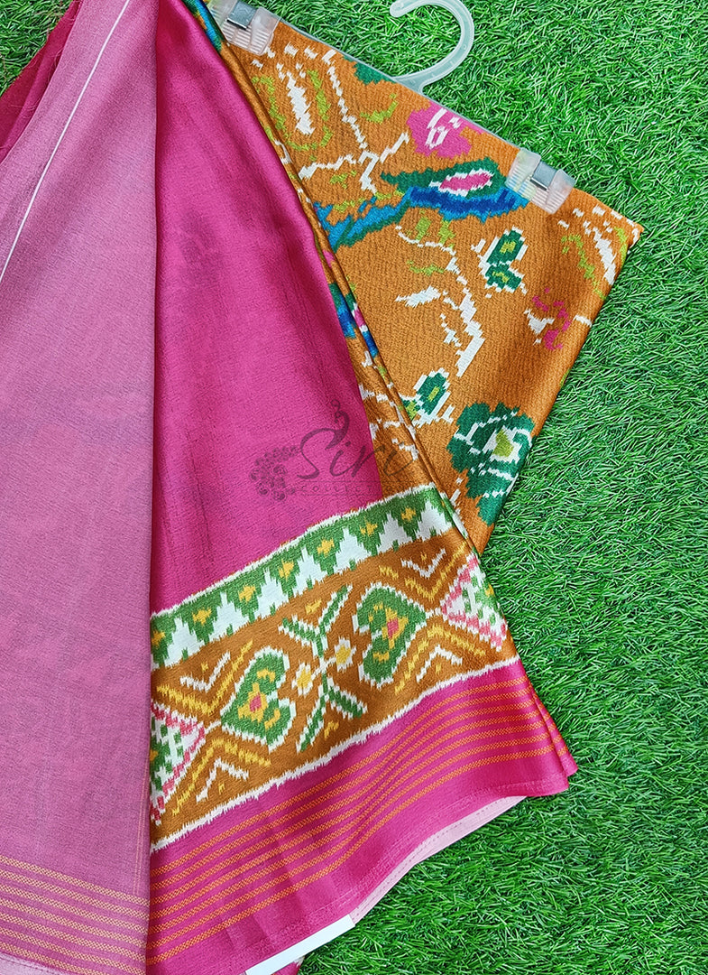 Siri Collections Premium Digital Print Satin Crepe Saree