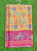 Load image into Gallery viewer, Siri Collections Premium Digital Print Satin Crepe Saree