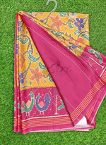 Load image into Gallery viewer, Siri Collections Premium Digital Print Satin Crepe Saree