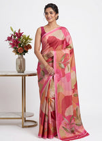 Load image into Gallery viewer, Siri Collections Premium Digital Print Satin Silk Saree