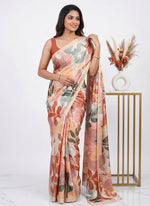 Load image into Gallery viewer, Siri Collections Premium Digital Print Satin Silk Saree