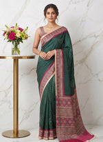 Load image into Gallery viewer, Siri Collections Premium Digital Print Satin Crepe Silk Saree