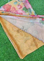 Load image into Gallery viewer, Siri Collections Premium Digital Print Satin Crepe Silk Saree