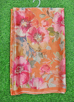 Load image into Gallery viewer, Siri Collections Premium Digital Print Satin Crepe Silk Saree
