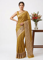 Load image into Gallery viewer, Siri Collections Premium Digital Print Satin Crepe Silk Saree