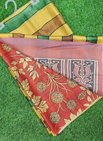 Load image into Gallery viewer, Siri Collections Premium Digital Print Satin Silk Saree