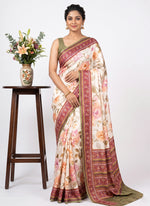 Load image into Gallery viewer, Siri Collections Premium Digital Print Satin Crepe Silk Saree with Blouse