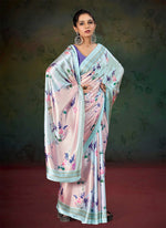 Load image into Gallery viewer, Lovely Digital Print Satin Saree
