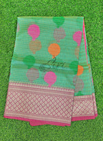 Load image into Gallery viewer, Beautiful Fancy Kora Saree in Multi Colour Butis