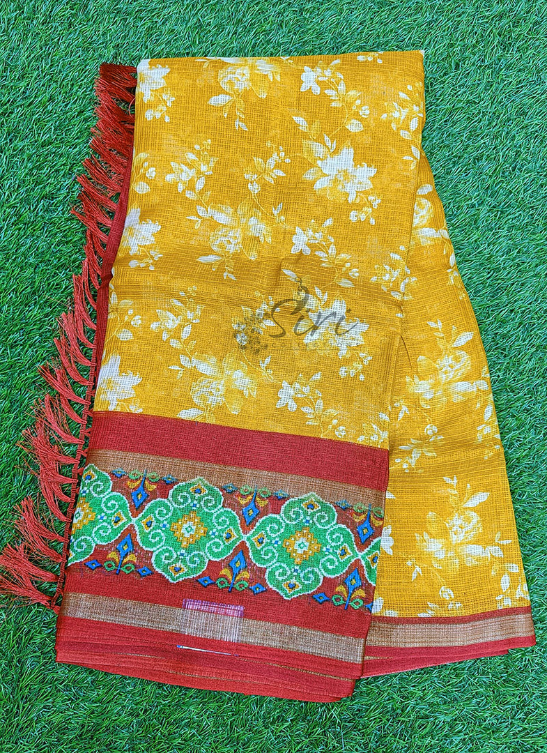 Beautiful Printed Kota Saree