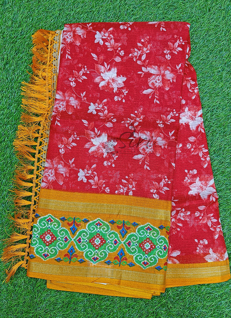 Beautiful Printed Kota Saree