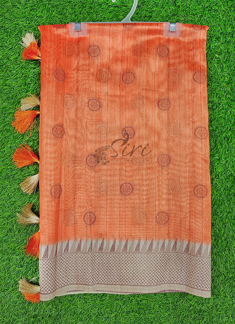 Beautiful Semi Tussar Saree