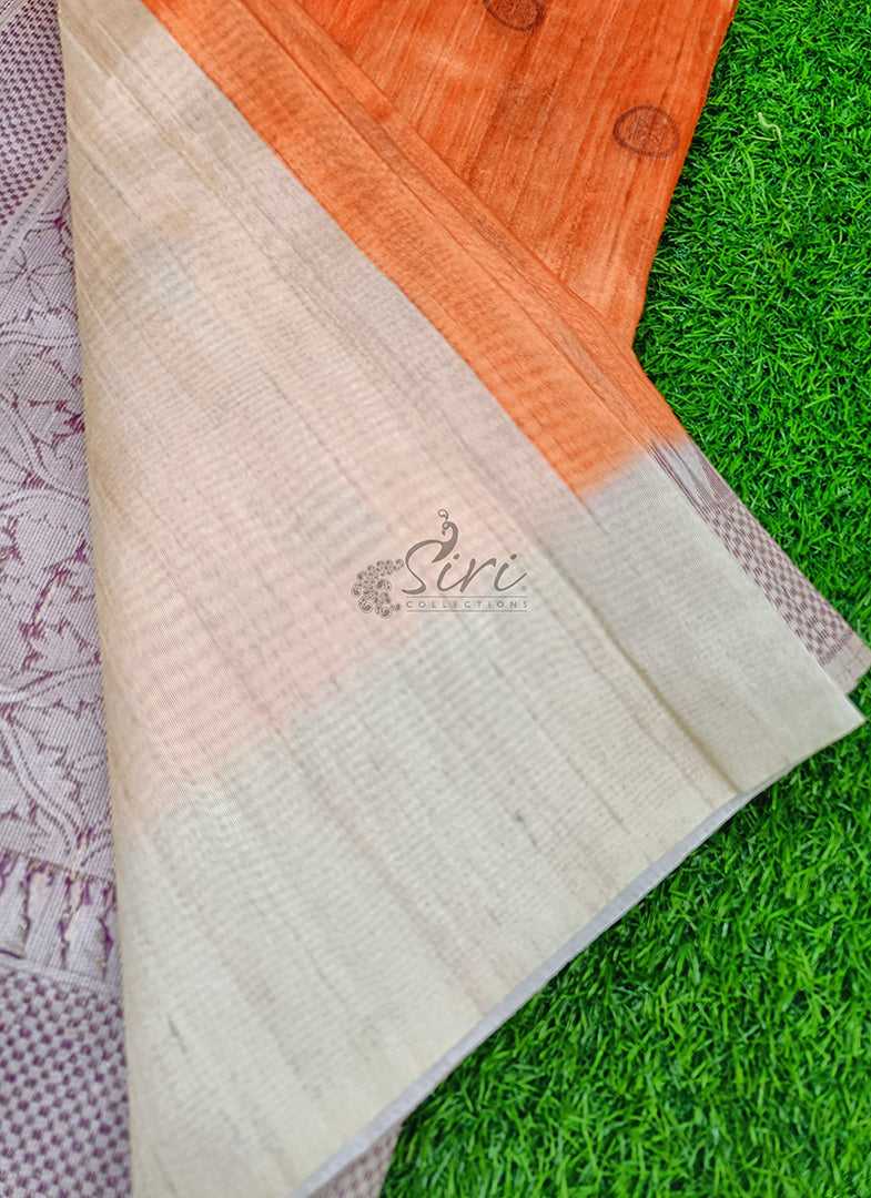 Beautiful Semi Tussar Saree