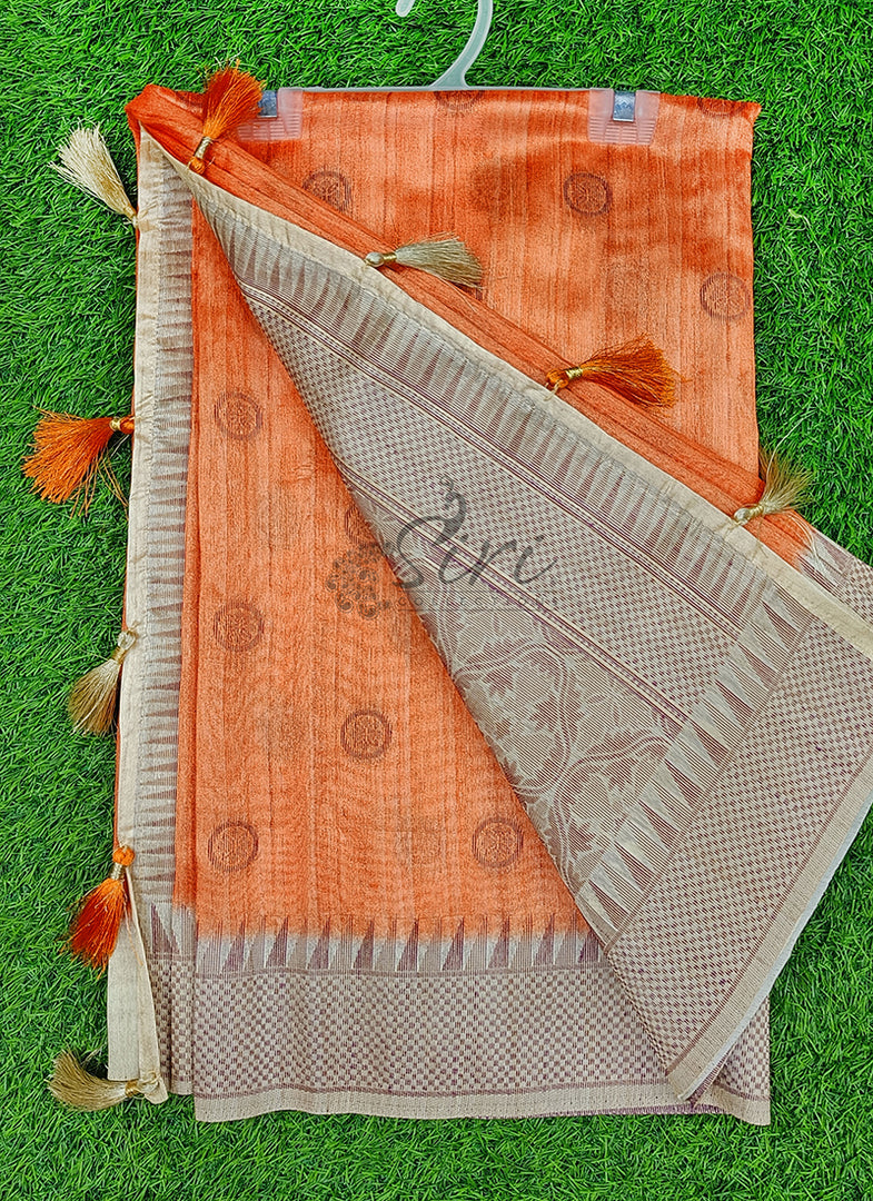 Beautiful Semi Tussar Saree