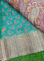 Load image into Gallery viewer, Beautiful Digital Print Semi Tussar Saree
