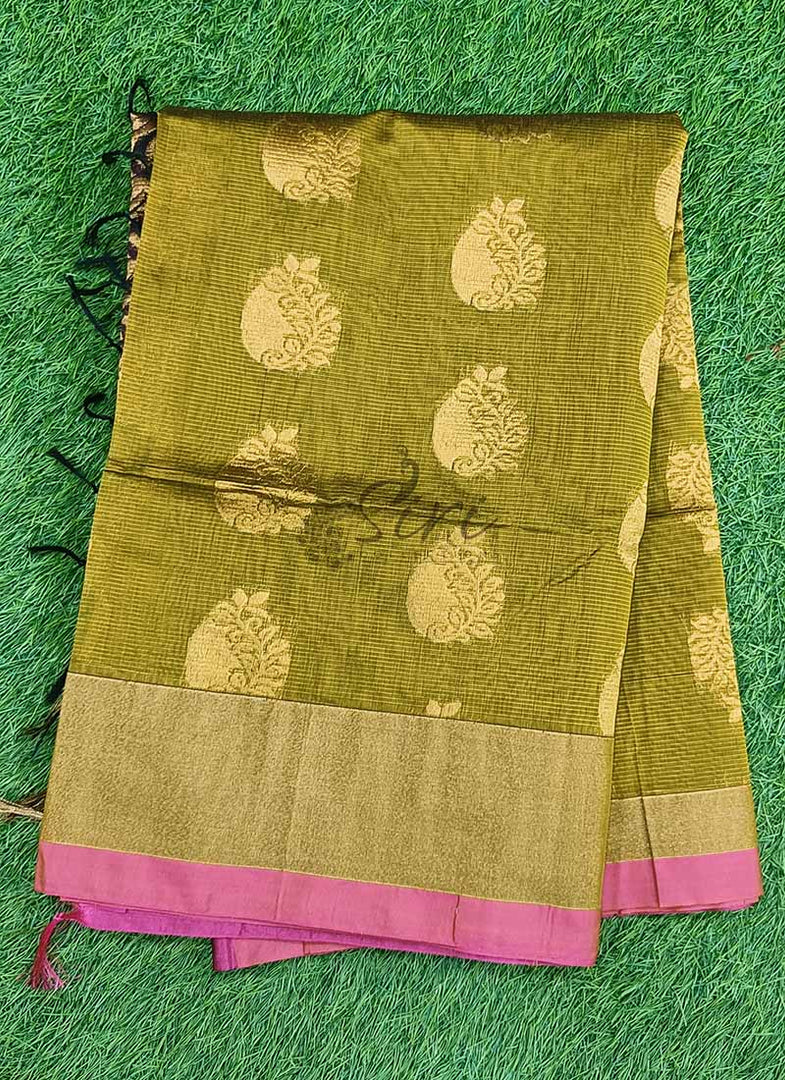 Beautiful Fancy Silk Cotton Saree