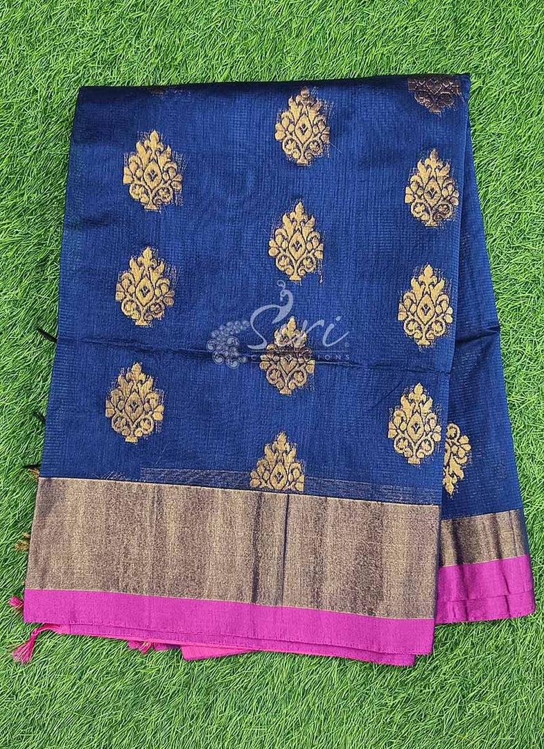 Beautiful Fancy Silk Cotton Saree