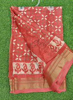 Load image into Gallery viewer, Beautiful Printed Jute Silk Saree
