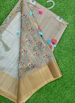 Load image into Gallery viewer, Beautiful Digital Print Matka Silk Saree
