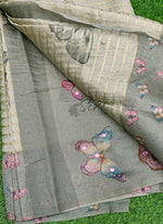 Load image into Gallery viewer, Beautiful Digital Print Fancy Silk Saree
