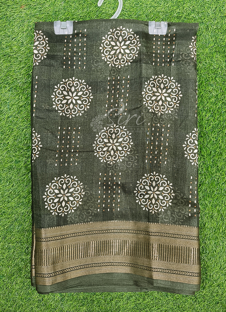 Latest Printed Fancy Silk Saree