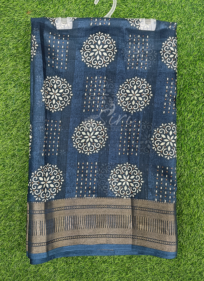 Latest Printed Fancy Silk Saree