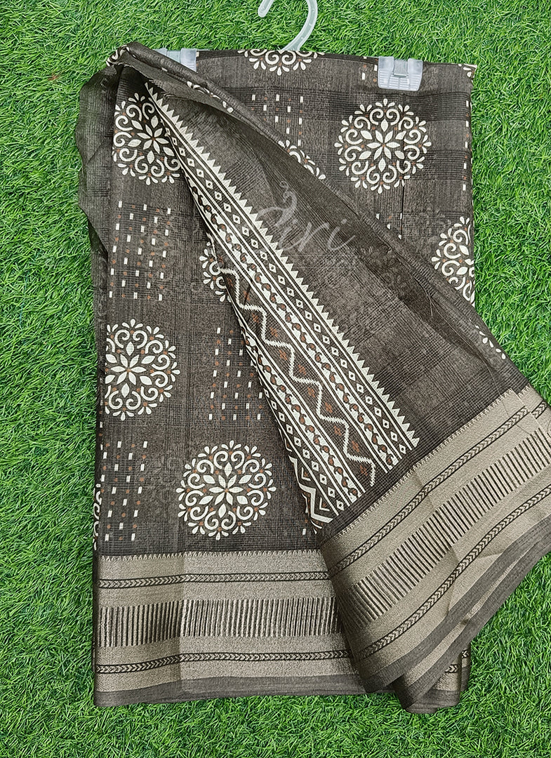 Latest Printed Fancy Silk Saree