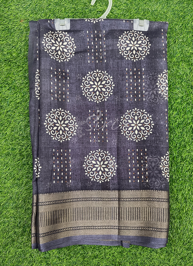 Latest Printed Fancy Silk Saree