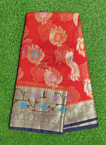 Load image into Gallery viewer, Beautiful Festive Banarasi Munga Kota Saree
